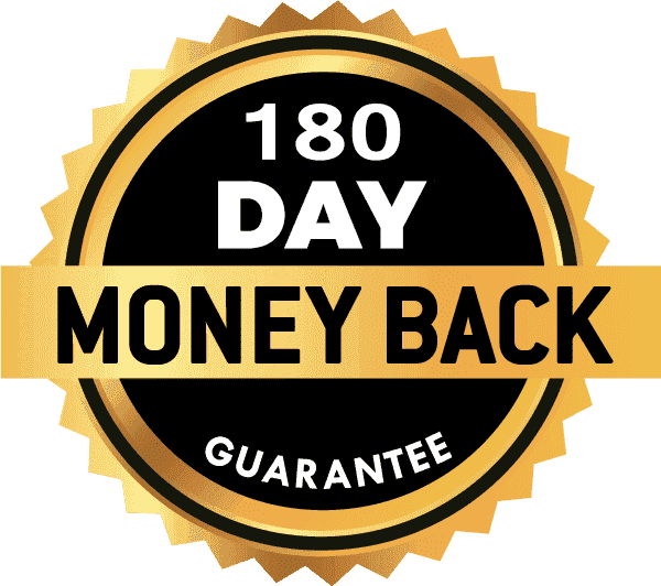 180 Days Guarantee Seal